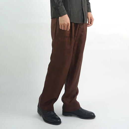 TANGY Collection/天意精品春夏新品香云纱男装男士真丝莨绸休闲裤 商品图2