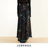 JUDYHUA 100%桑蚕丝印花半身裙 商品缩略图2