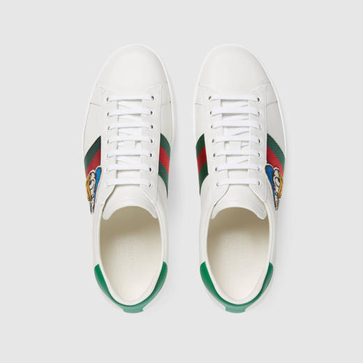 GUCCI 古驰 Disney x Gucci Ace系列唐老鸭印花男士运动鞋 649399 1XG60 9114 商品图2