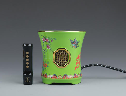 莺歌烧电陶炉家用煮茶茶炉小型铁壶银壶泡茶煮茶器蝴蝶珐琅小凉炉 商品图1