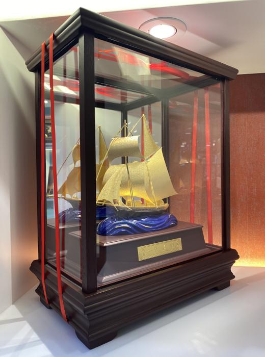 【彼达思】金箔画金箔橱窗一帆风顺 商品图1