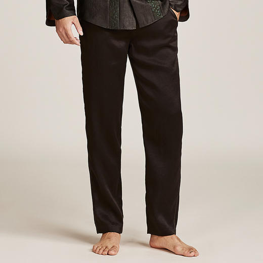 TANGY Collection/天意精品春秋新品男士明线设计素绉缎莨休闲裤 商品图1