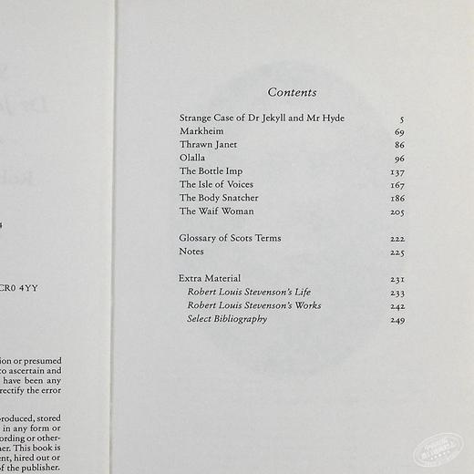 【中商原版】化身博士及其他故事 英文原版 Strange Case Dr Jekyll and Mr Hyde  商品图4