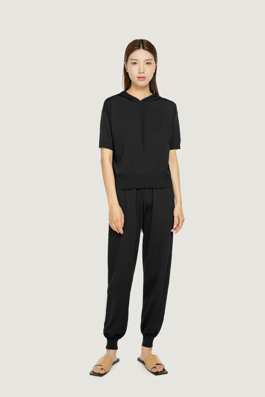  臣禾【纯色舒适针织运动裤】S211060622 商品图5