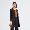 TANGY Collection/天意精品林隐系列秋冬款撞色线迹弹力莨长外套 商品缩略图1