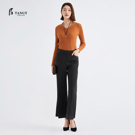 TANGY Collection/天意精品夏季新品林隐系列羊绒棉针织衫 商品图0