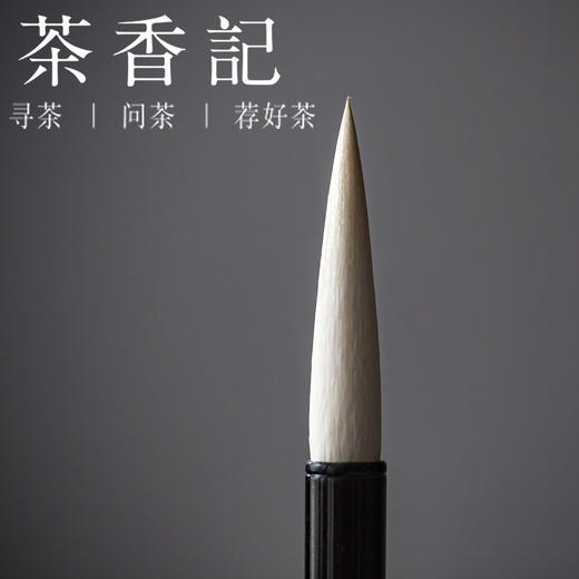 茶香记 善琏湖笔  仿古 玉兰蕊  纯羊毫  湖笔代表  吸墨量大 商品图2