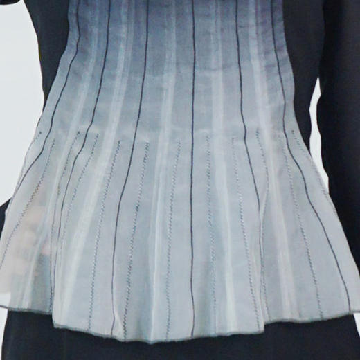 TANGY/天意春三系列莨绸拼接小礼服 商品图2