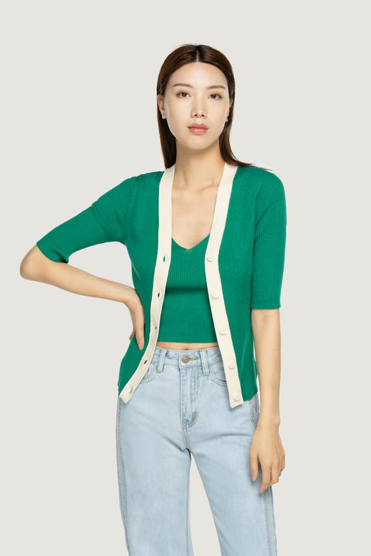 臣禾四色针织背心内搭吊带S211010422（现货） 商品图6