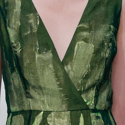 TANGY Collection/天意精品夏季新品禾雀花系列真丝印花礼服连衣裙 商品图2