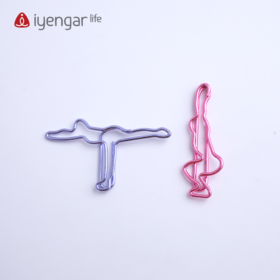 F1033艾扬格瑜伽小人体式回形针