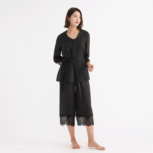 TANGY Collection/莨绸家居服外衣 商品图1