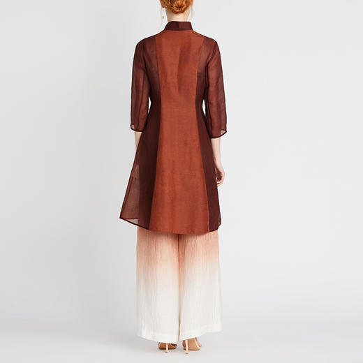 TANGY Collection天意精品2021年春季新品雾绯系列柯纱莨绸外套 商品图2