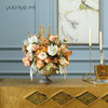 欧式美式轻奢仿真花假花摆件酒店前台别墅玄关边几装饰花摆设 商品缩略图0