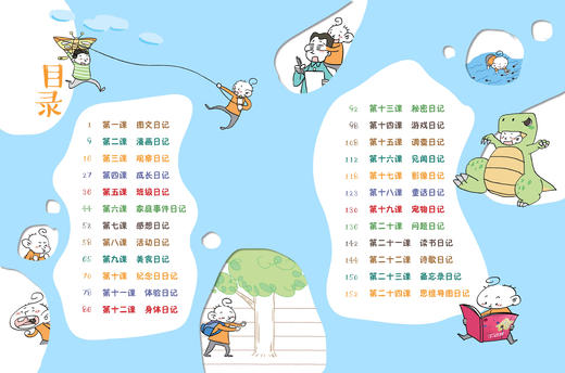 【适合6-12岁】小屁孩创意日记课（全2册）200篇+场景式范文 24类写作技巧 写给小学生的趣味日记入门书！ 商品图9