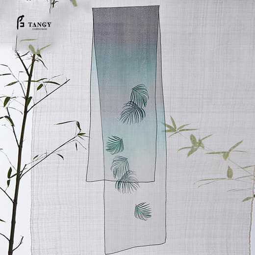 TANGY Collection/天意精品2021年春夏新品生长系列真丝印染丝巾 商品图0