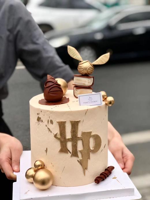 哈利波特翻糖奶油生日蛋糕 商品图0