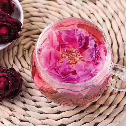 云南墨红玫瑰花茶 70克/瓶*3瓶（丽江种植宣威发货 介意请勿拍） 商品图4