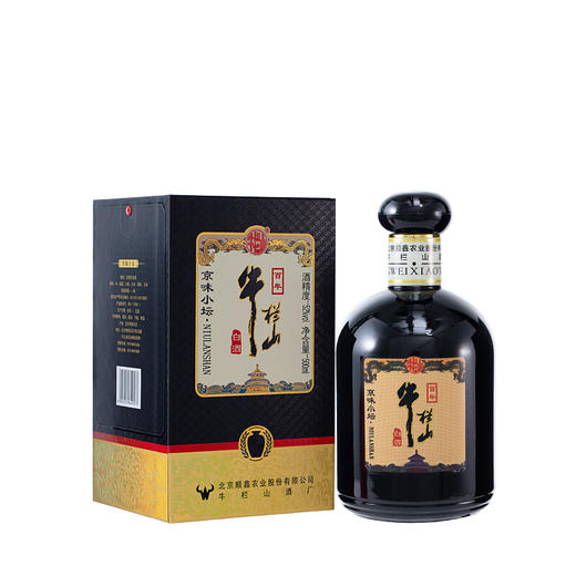 【推荐】百年牛栏山 52度京味小坛 黑瓶 浓香型白酒 500ml*6 整箱装 商品图2