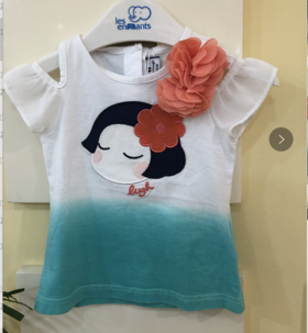 allo&lugh夏童衣T/R T恤衫 A15D1TS172WH