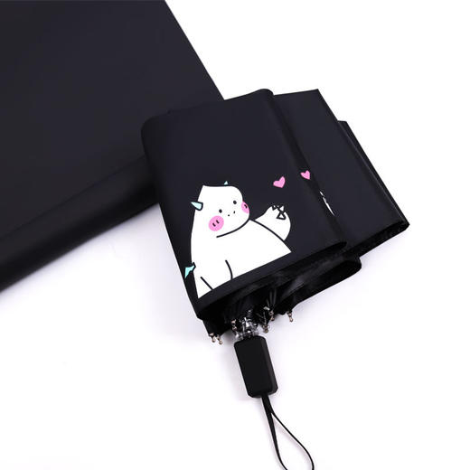 【黑胶太阳伞】折叠创意小清新雨伞居家日用遮阳伞男女晴雨两用 商品图3