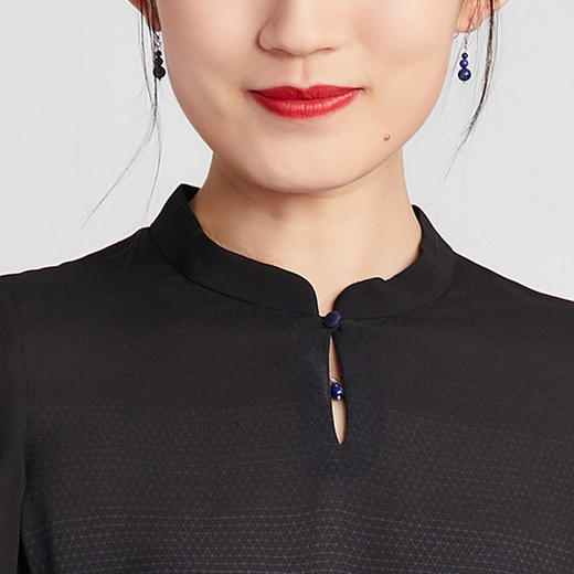 TANGY Collection/天意精品2021年春季新品青金石耳环 925银 商品图2