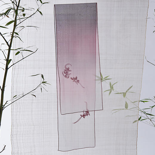 TANGY Collection/天意精品2021年春季新品真丝吊染印花丝巾 商品图2