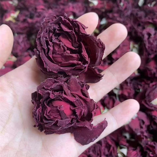 云南墨红玫瑰花茶 70克/瓶*3瓶（丽江种植宣威发货 介意请勿拍） 商品图3