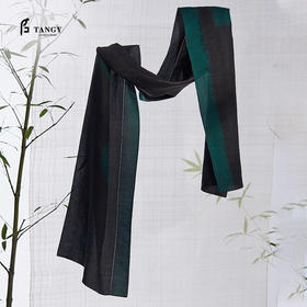 TANGY Collection/天意精品2021年春夏新品落禾系列莨绸扎染围巾