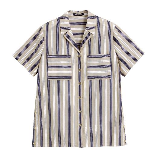 绑带宽松短袖衬衫 商品图0