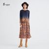 TANGY Collection / 天意精品 烟蓝系列 莨绸印花半裙 商品缩略图2
