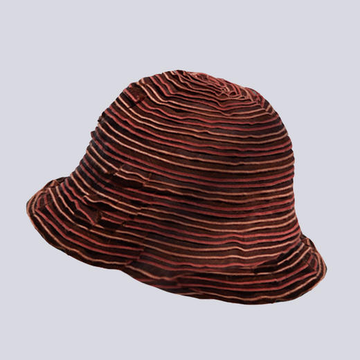 TANGY Collection/天意精品2021年春季新品原创设计复古莨绸帽子 商品图0