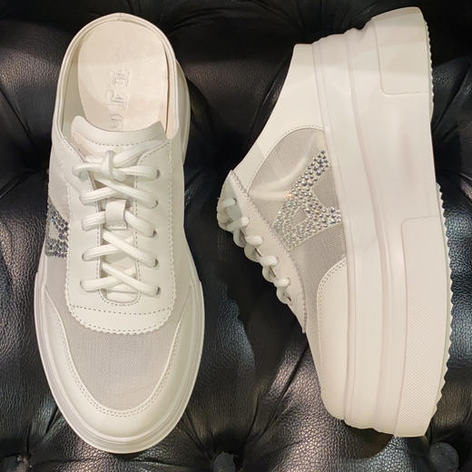 LFGJ 2274   春夏款 时尚懒人包头网纱拖 商品图5