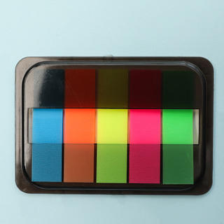 【可撕便利贴纸】居家日用荧光色便签纸便签本指示标记贴 商品图5