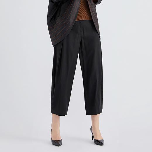 TANGY Collection/天意精品林隐列弹力莨休闲裤 商品图1