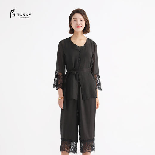 TANGY Collection/莨绸家居服外衣 商品图0