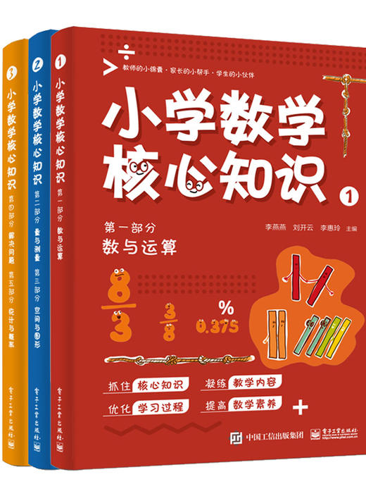 小学数学核心知识（共3册） 商品图0