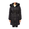 BURBERRY 巴宝莉 女士 Limehouse 绗缝软垫系带连帽长款羽绒服 黑色 8003537 A1189 商品缩略图0