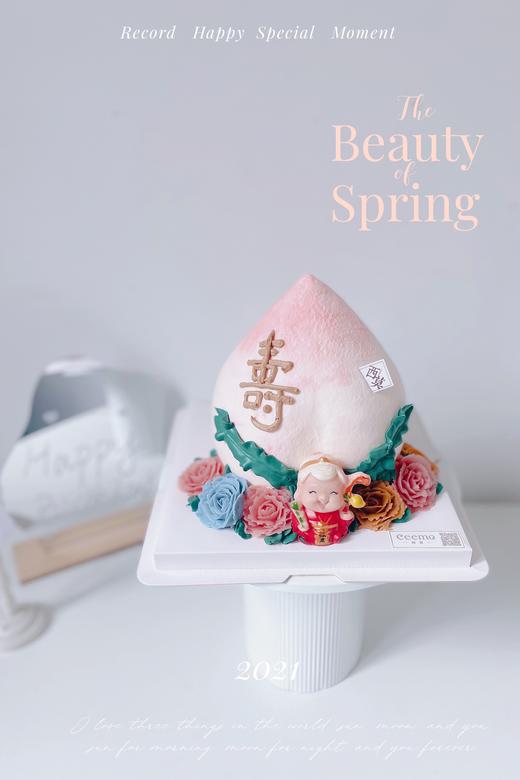 裱花寿桃老奶奶蛋糕 商品图1
