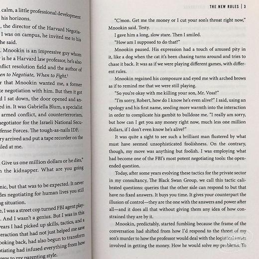 【中商原版】 掌控谈话 解决问题的关键技能 Never Split the Difference 英文原版 Chris Voss 商品图5