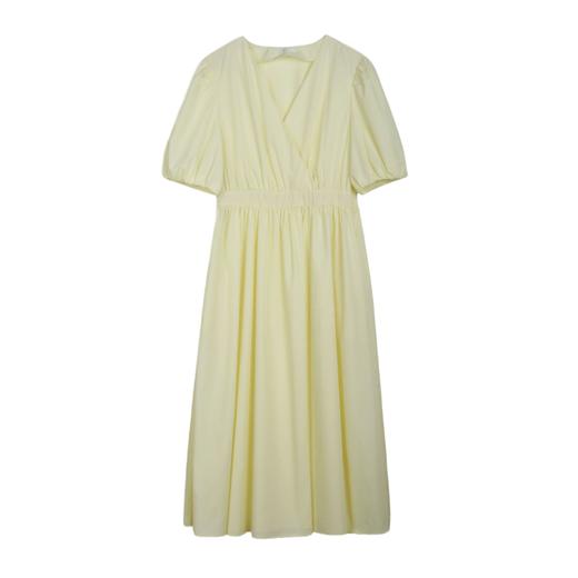 【一股秀气韵味】法式减龄连衣裙 经典V领口 简约大方 显气质 素雅4色可选 商品图6