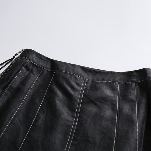 TANGY Collection/天意精品春夏款优雅气质修身百搭真丝莨绸半身裙 商品图3