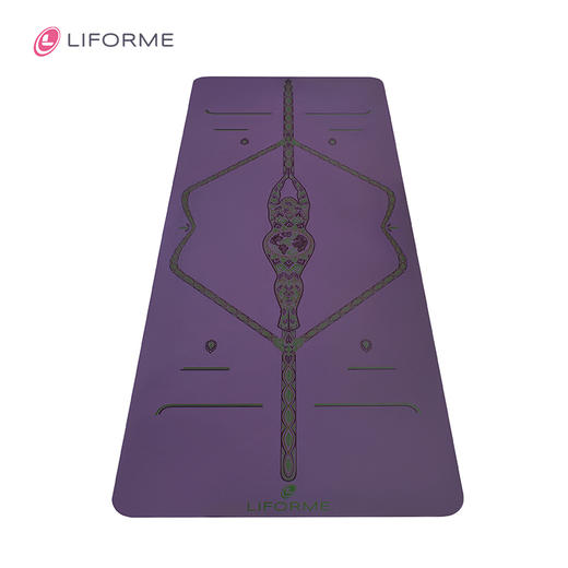 Liforme瑜伽垫女天然橡胶吸汗防滑土豪健身垫地球母亲 商品图1