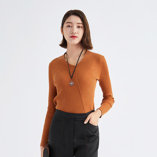 TANGY Collection/天意精品夏季新品林隐系列羊绒棉针织衫 商品图1