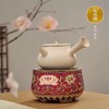 莺歌烧珐琅彩超莲花纹煮茶家用茶炉台式小型泡茶炉静音非电磁电陶炉 商品缩略图2