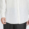 TANGY Collection/天意精品春夏款简约中式男士麻粘长袖立领衬衫 商品缩略图3