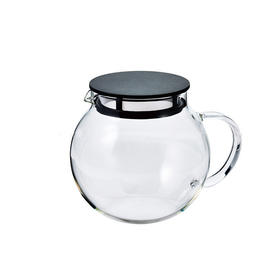 【HARIO】耐热玻璃泡茶壶丸形壶家用花茶壶咖啡壶 JPL-60-B