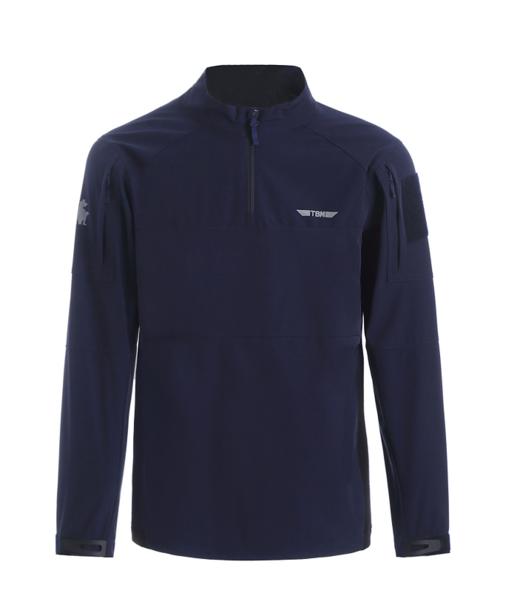 冬蛙服-长袖上衣-高弹力-宝蓝 商品图0