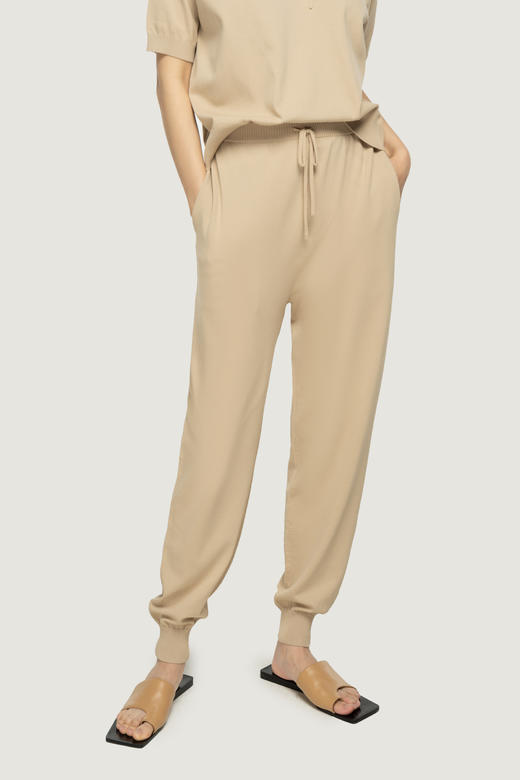  臣禾【纯色舒适针织运动裤】S211060622 商品图1