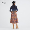 TANGY Collection / 天意精品 烟蓝系列 莨绸印花半裙 商品缩略图3